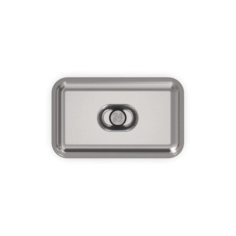 24 Bottles Hermatic Lunchbox - Brushed Steel