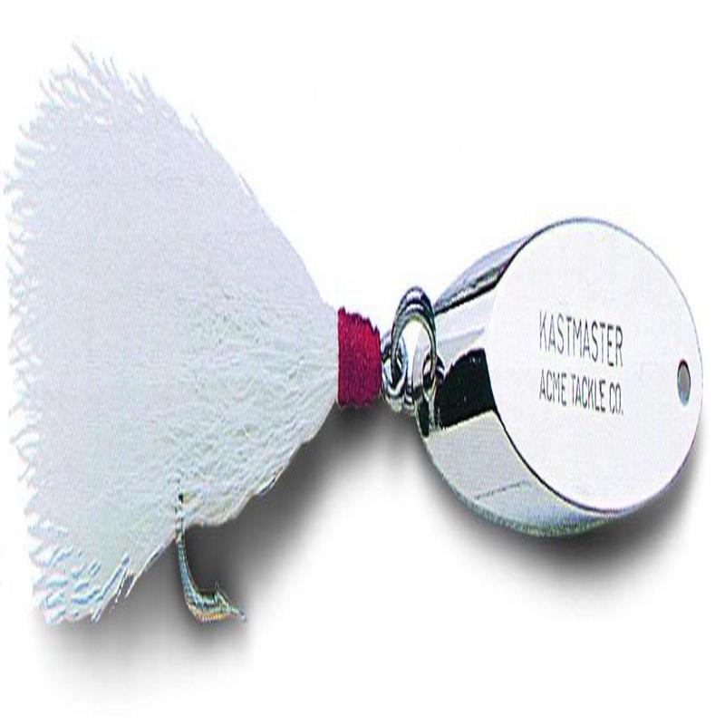 Acme Kastmaster Lure “J”  Hook W/ White Bucktail