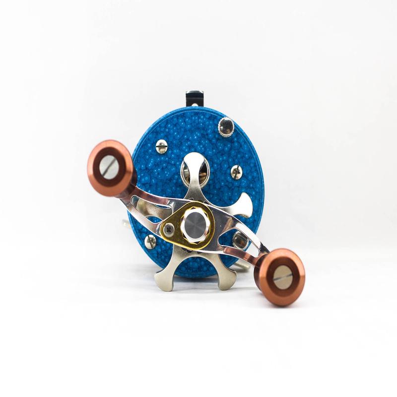 Isuzu Reel Baitcast Direct TC-01R Right Blue Hammer Tone (0970)