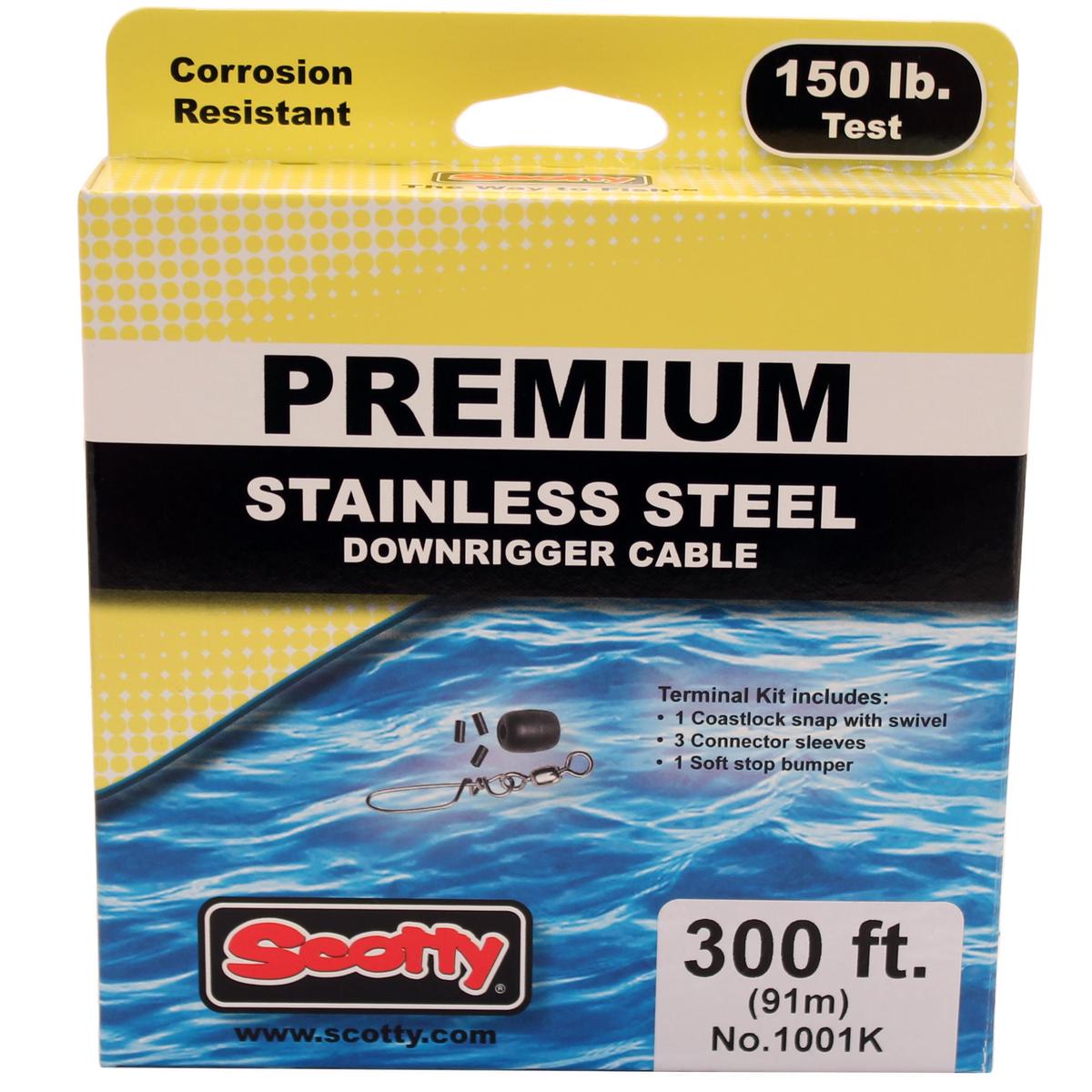 Prem Ss Downrigger Ft Spool,kit