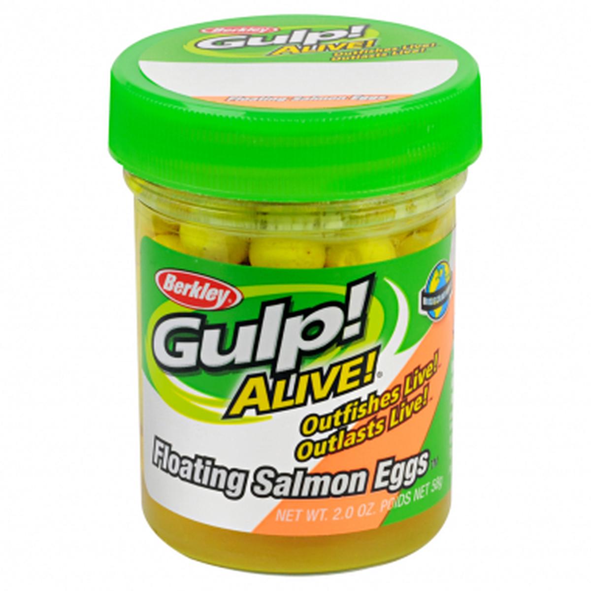 Softbait Gulp Alive Floating Salmon Eggs (fluo-orange)