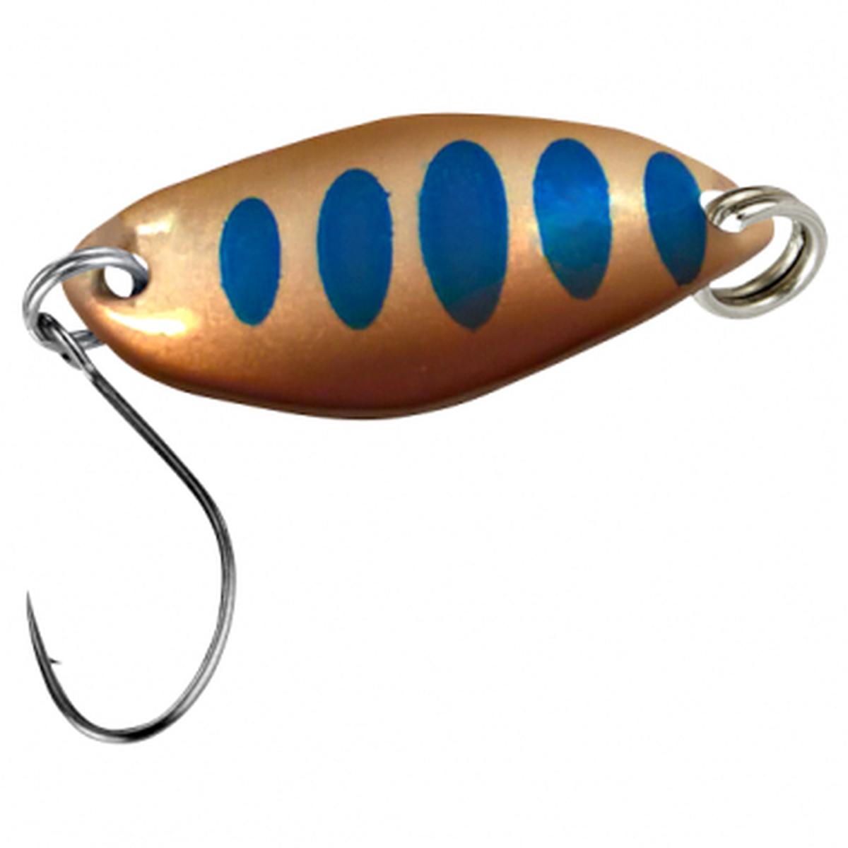 Trout Spoon Fly (1.2 g, Copper/Blue Dots)