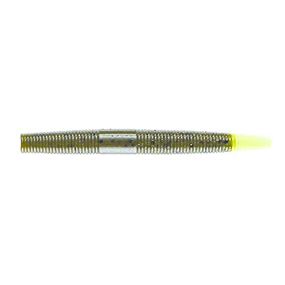 YUM Dinger Soft Bait Green Pumpkin/Chartreuse