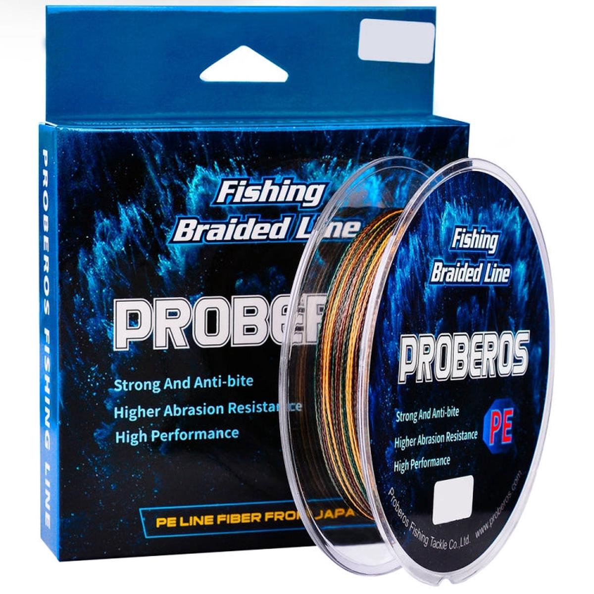 2 PCS PROBEROS 4 Edits 100M Strong Horse Fish Line, Line number: 6.0 / 60LB