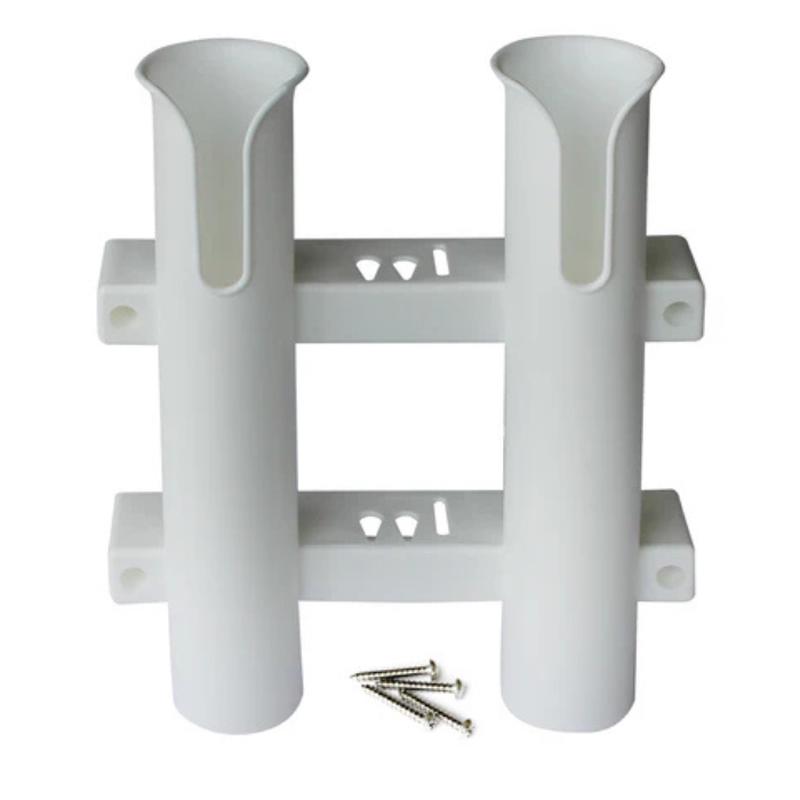 2 Rod Holder Rack White