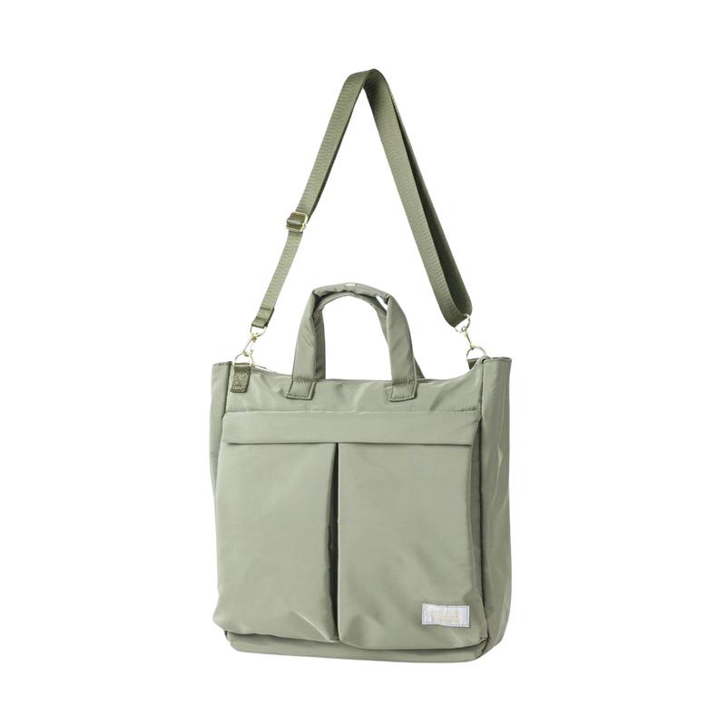 Legato Largo Helmet Bag 2Way A4 Tote Bag (Olive)