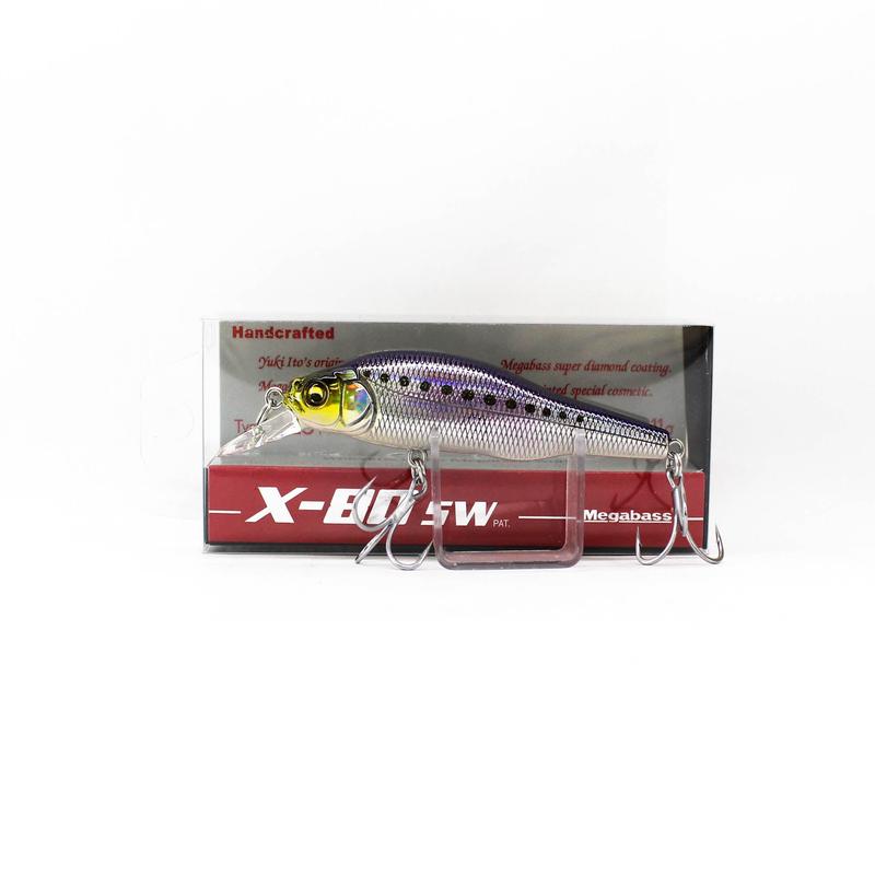 Megabass X-80 SW Slow Sinking Lure LZ Iwashi (7550)