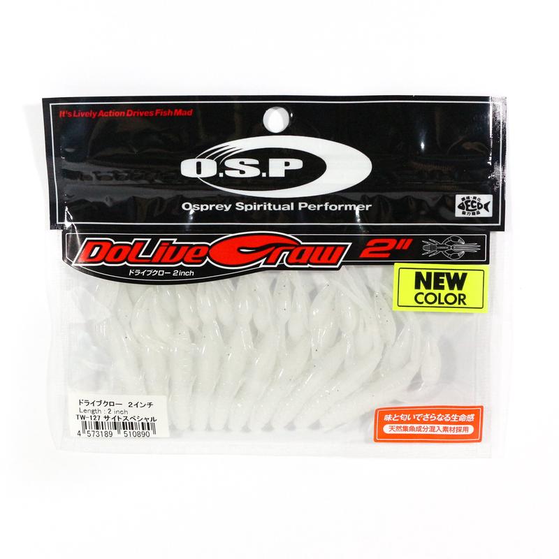 OSP Soft Lure Dolive Craw 2 Inches TW-127 (0890)