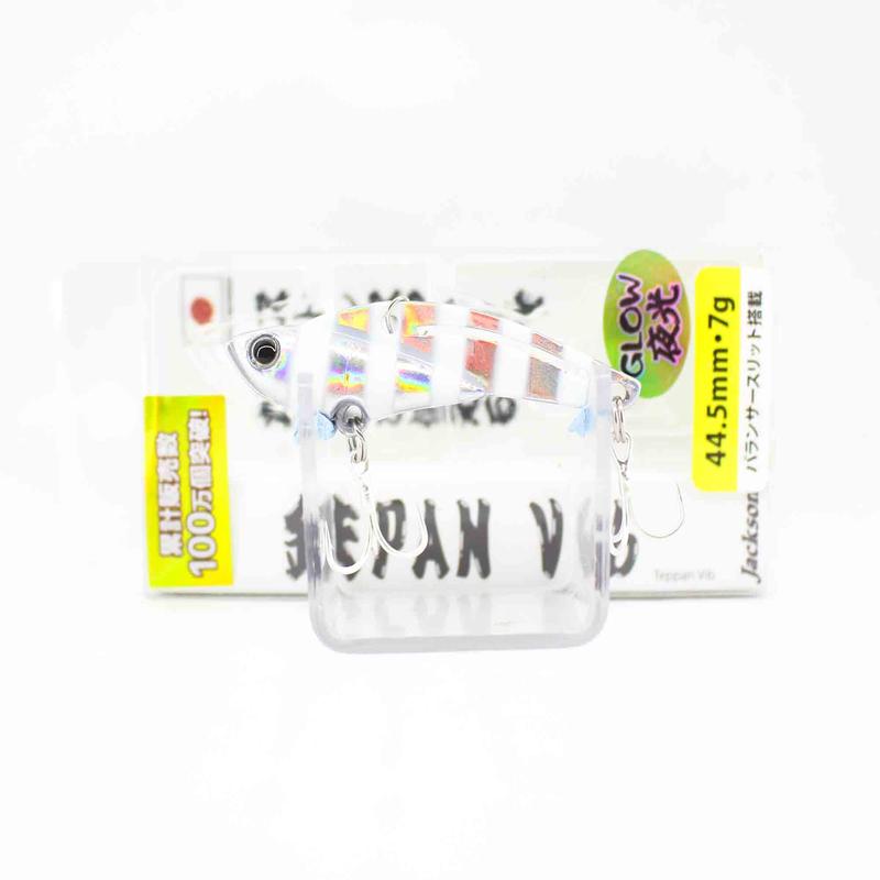Sale Jackson Teppan Metal Vibration 7 grams 44.5 mm Sinking Lure ZBG (2035)