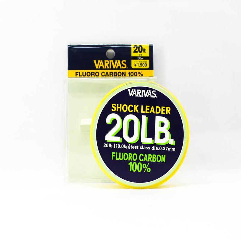 Varivas Fluorocarbon Shock Leader Line 30m 20lb (9777)