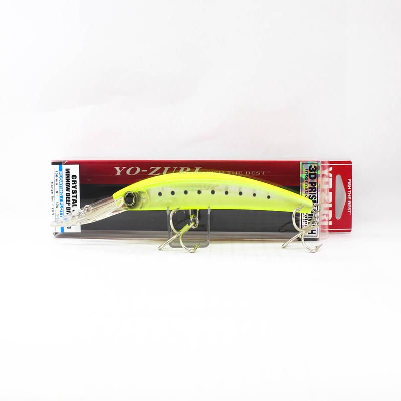 Yo Zuri 3D Crystal Minnow DD 150 mm Floating Lure F1154-GHCS (6669)