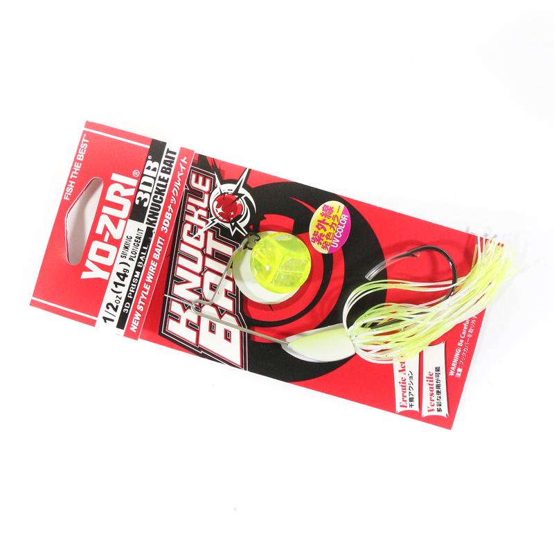 Yo Zuri Duel 3DB Knuckle Spinnerbait 1/2 oz Sinking Lure R1302-CLW (1094)