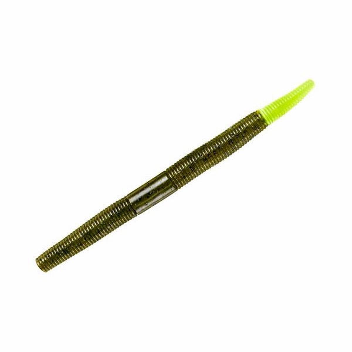 Yum Dinger – 6in – Green Pumpkin/Chartreuse Tip