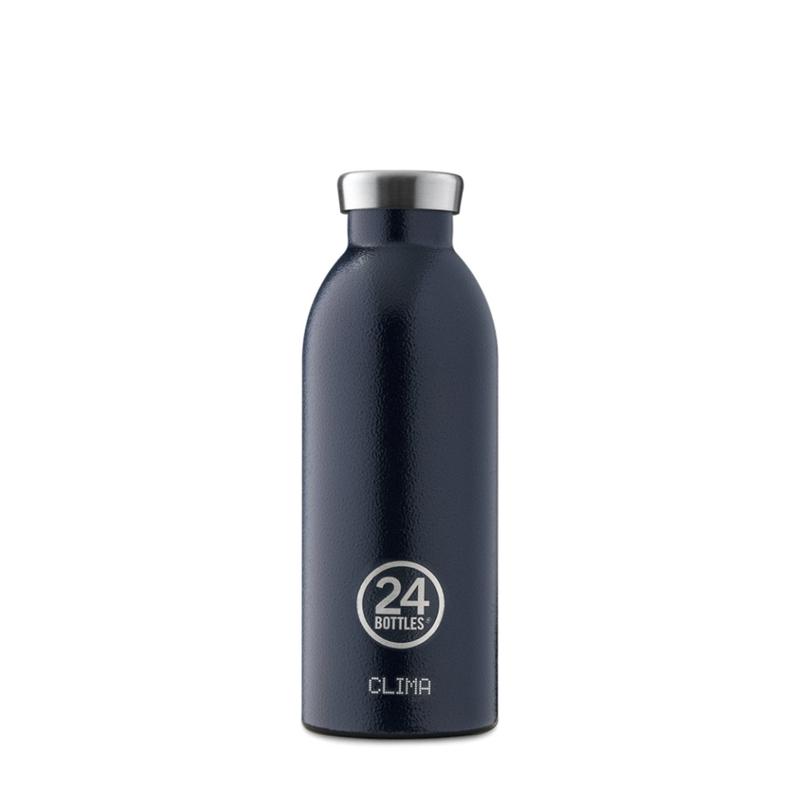 24 Bottles Clima 500ML Insulated Water Bottle - Rustic Deep Blue