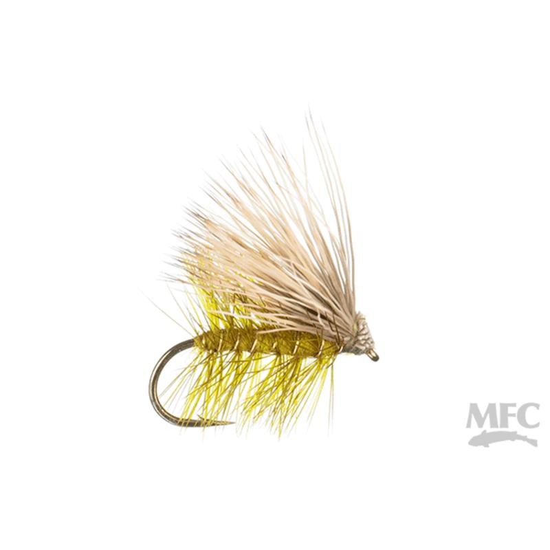 Elk Hair Caddis Olive Dry Fly