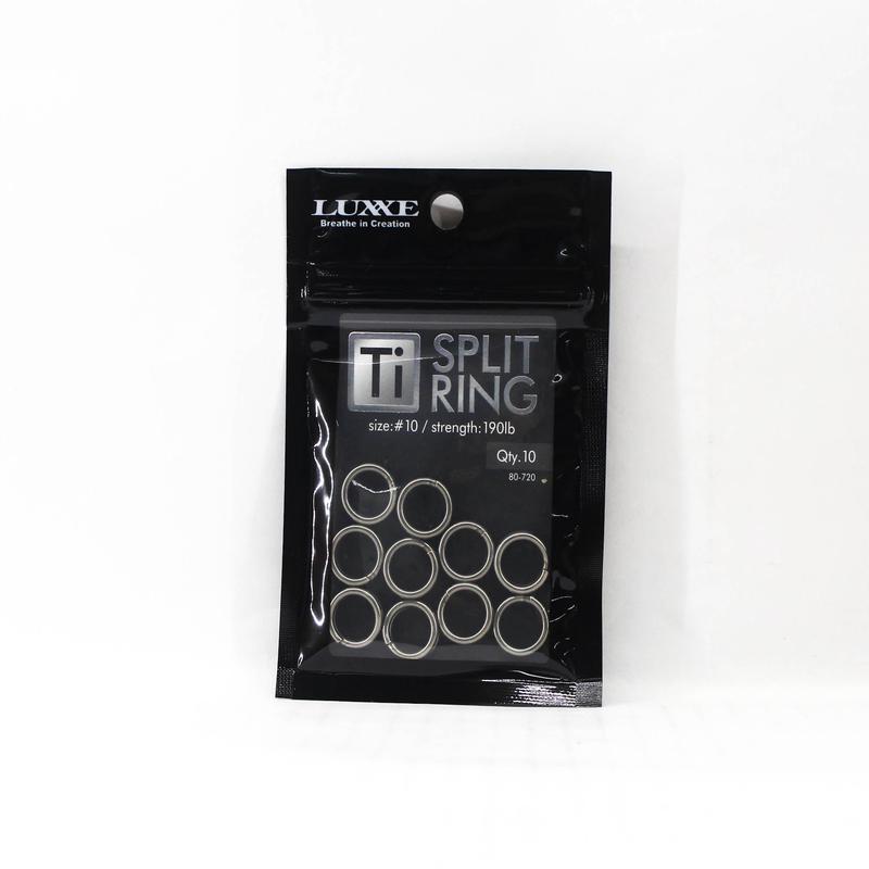 Gamakatsu 80720 Ti Split Ring Size 10 (1855)
