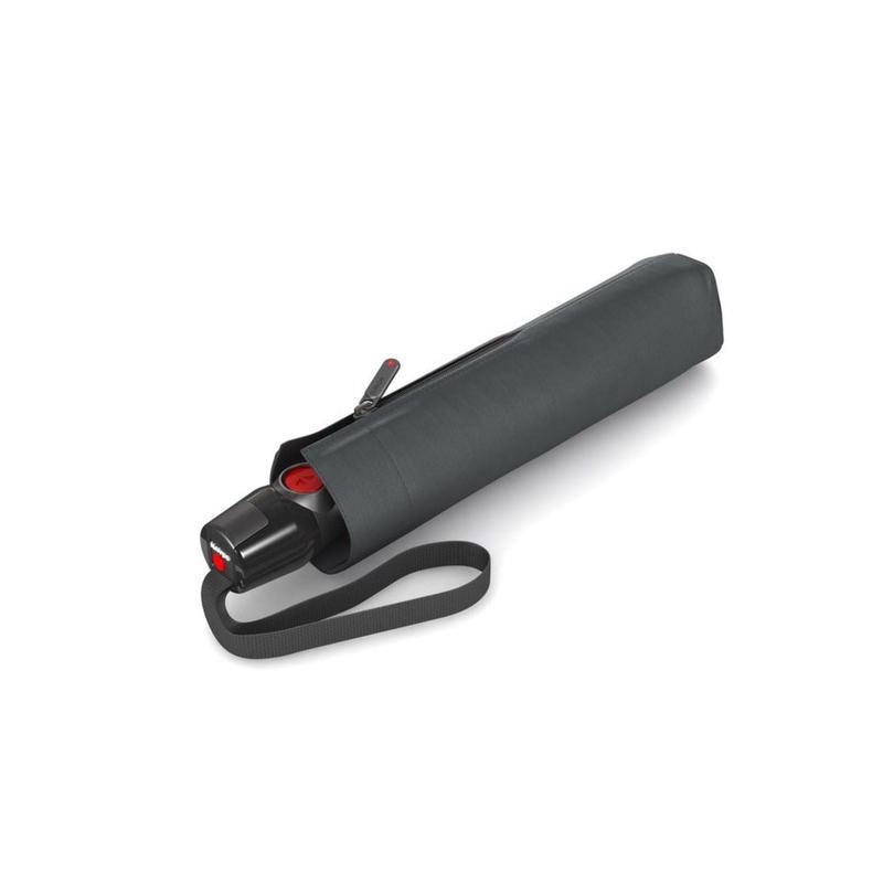 Knirps T.200 Medium Duomatic (UV Protection) – Dark Grey / Black Inner Coating
