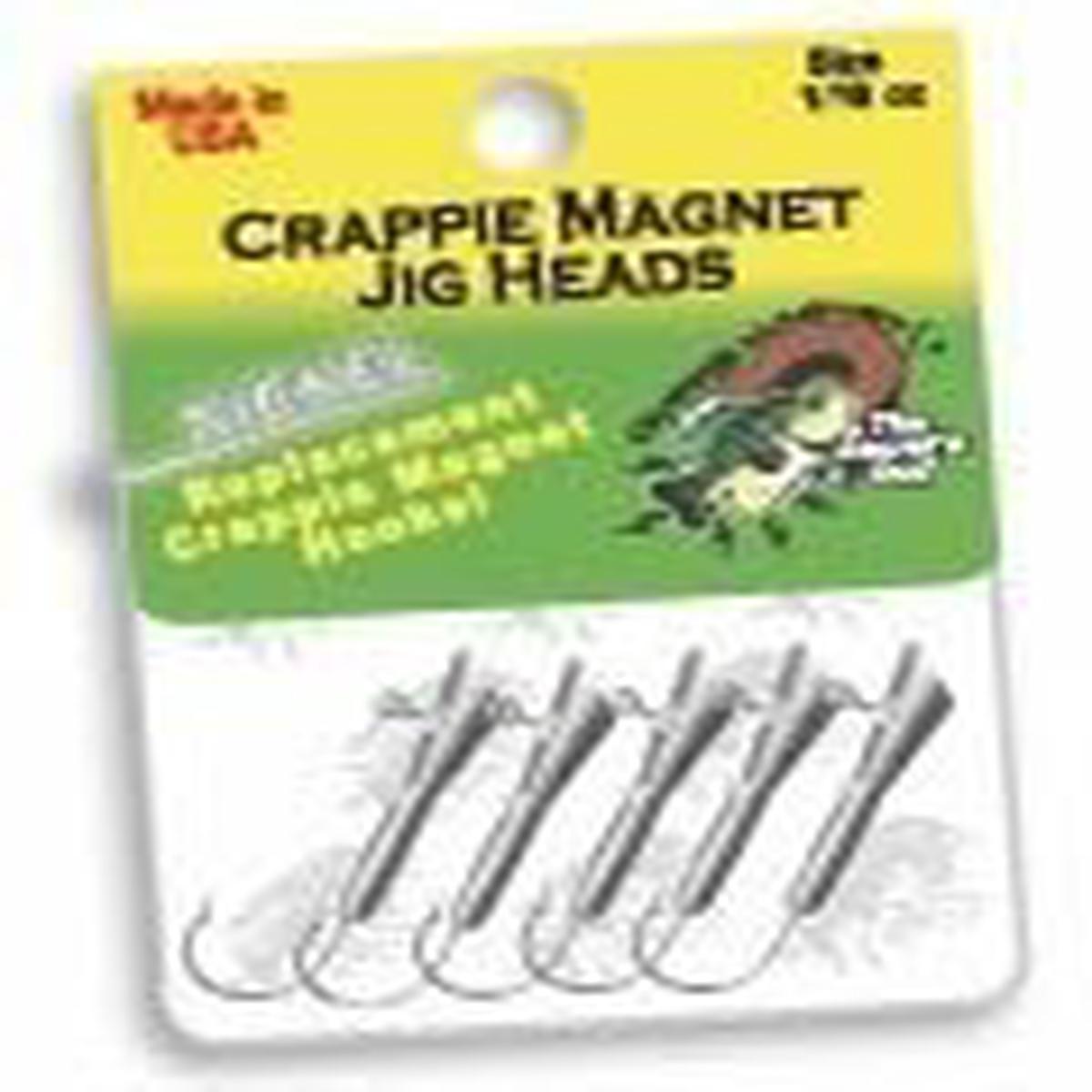 Leland’s Crappie Magnet Replacement Jig Heads Nickel