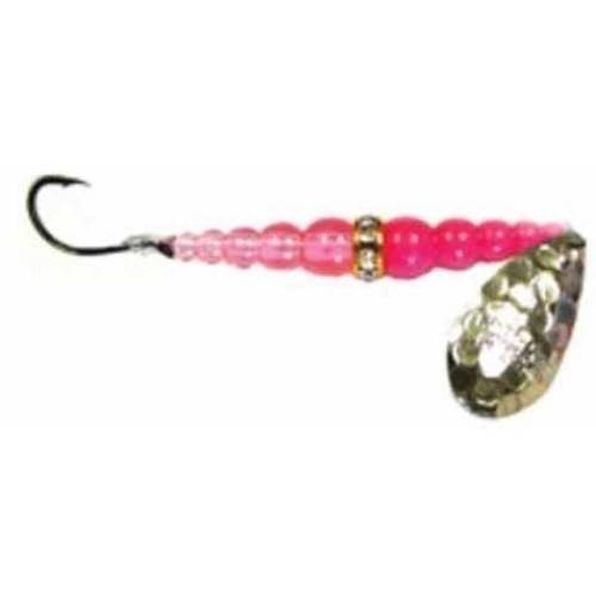Mack’s Lure Wedding Ring Classic Spinner Lures Size 4 Ham Nickel/Pink/Flo Pink