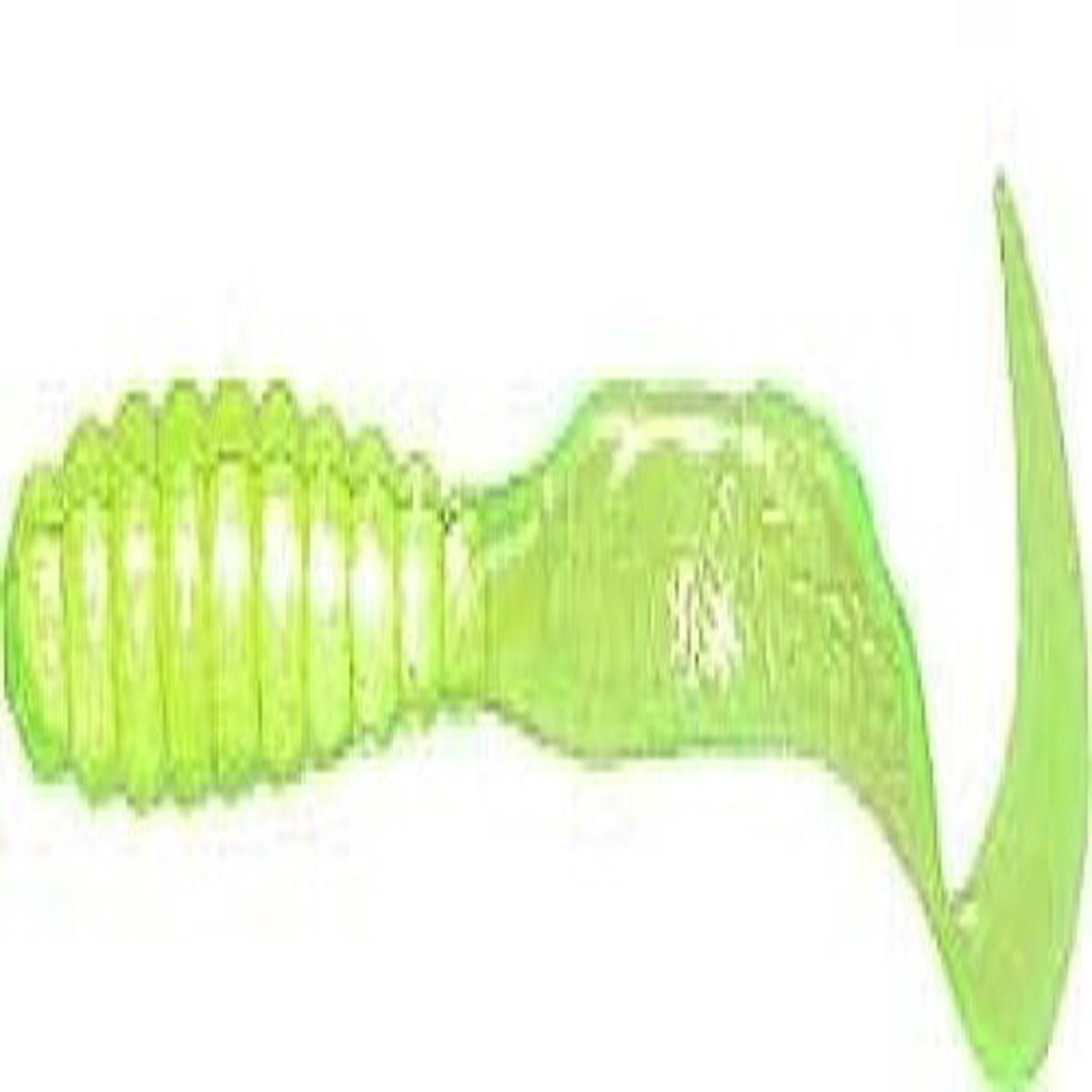 Mr. Twister 2” Teenie Tail Soft Plastic Lures  20 Pack White