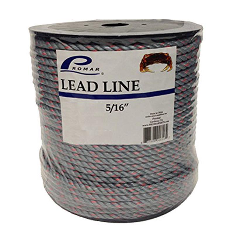 Promar 1200 FT Lead Core Rope – 5/16″ Diameter – Spool