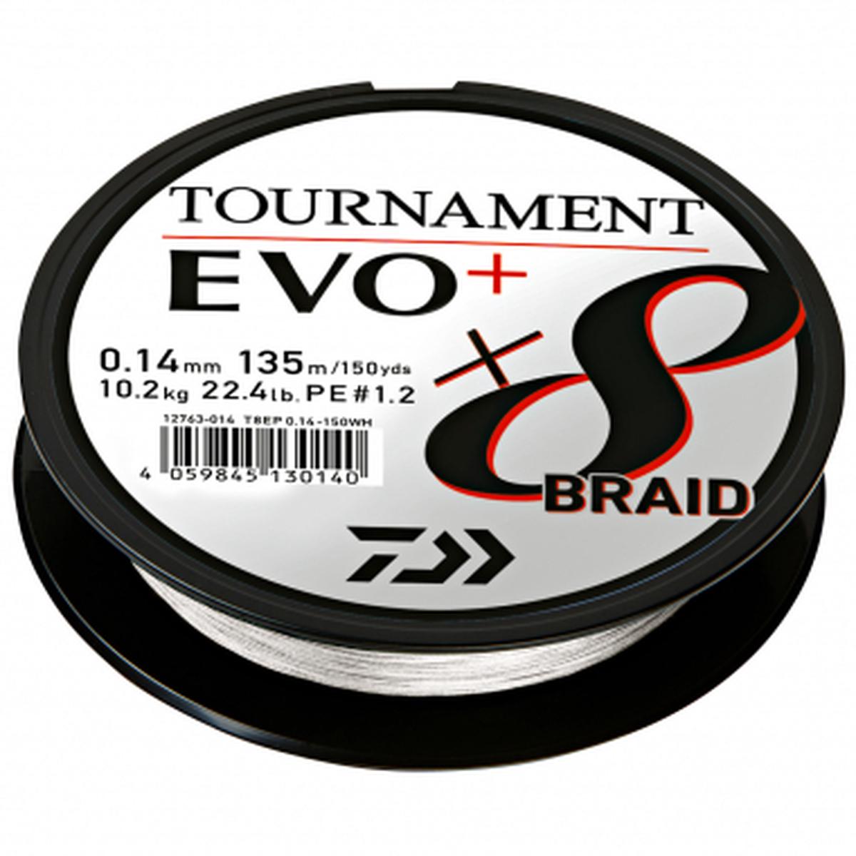 Fishing Line Tournament X8 Braid EVO+ (135 m, chartreuse)