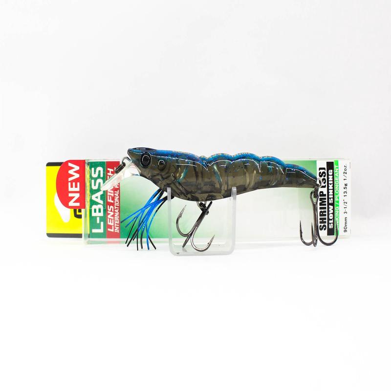 Yo Zuri Duel L Bass Shrimp 90SS Sinking Lure F1240-BLB (4993)