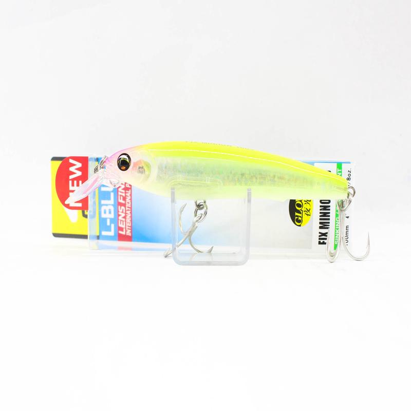 Yo Zuri Duel L Blue Fix Minnow 100S Sinking Lure F1232-HLCL (1169)