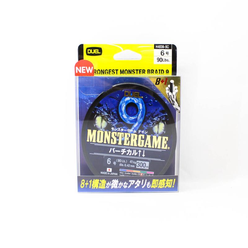 Yo Zuri Duel P.E Line Monster Game X9 Jigging Multi 300m P.E 6 (0523)