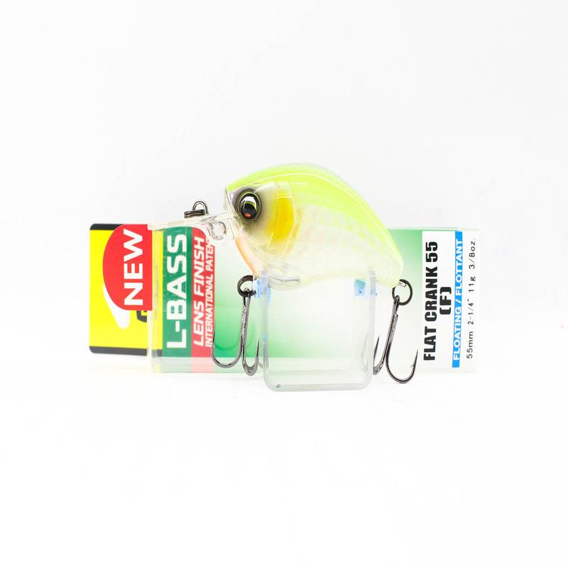 Yo Zuri Duel L Bass Flat Crank 55F Floating Lure F1220-GSCB (7735)