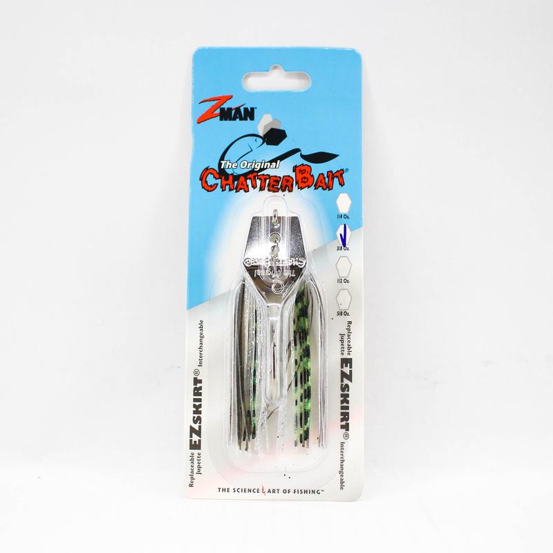 Zman Chatterbait 3/8 oz Sinking Lure Greenback Shad (4035)