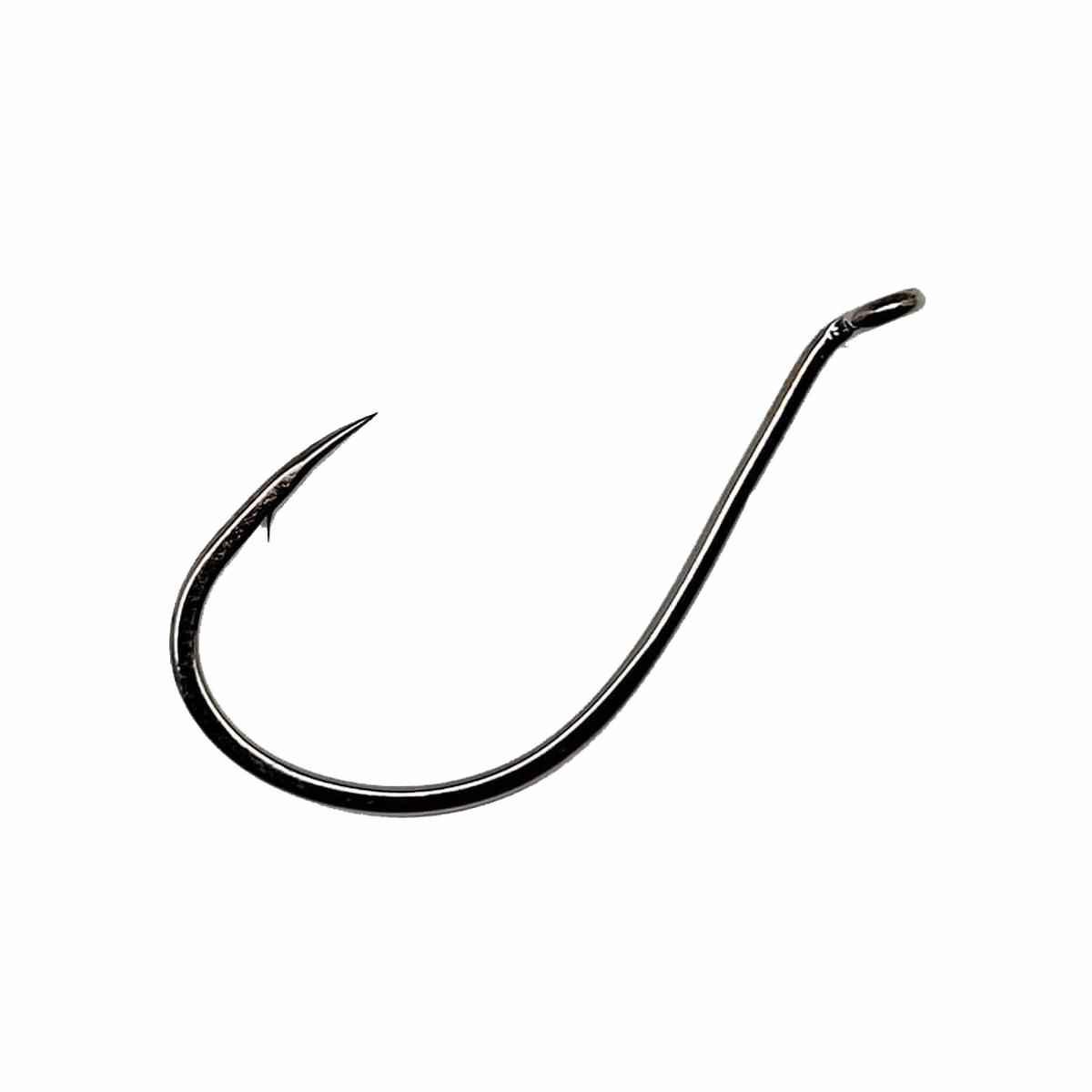 GAMAKATSU OCTOPUS HOOK 10PK - BLACK SIZE 8