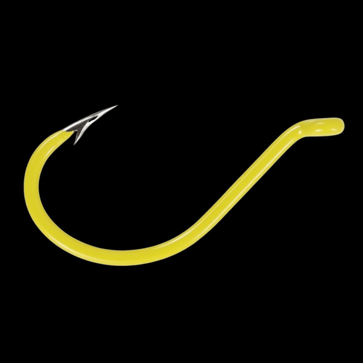 GAMAKATSU OCTOPUS HOOK 6PK - CHARTREUSE SIZE #1