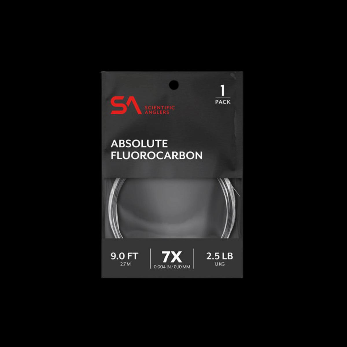 SCIENTIFIC ANGLERS ABSOLUTE FLUOROCARBON 9FT 5X - CLEAR