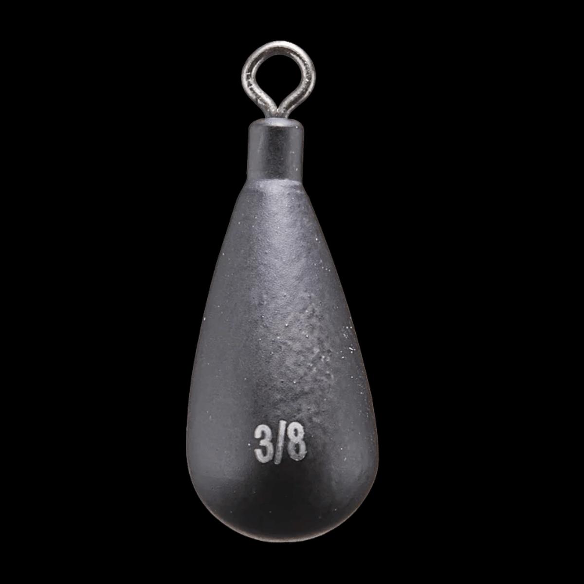VMC TUNGSTEN B.E.T. DROP SHOT WEIGHT - 3/16OZ - MATTE BLACK