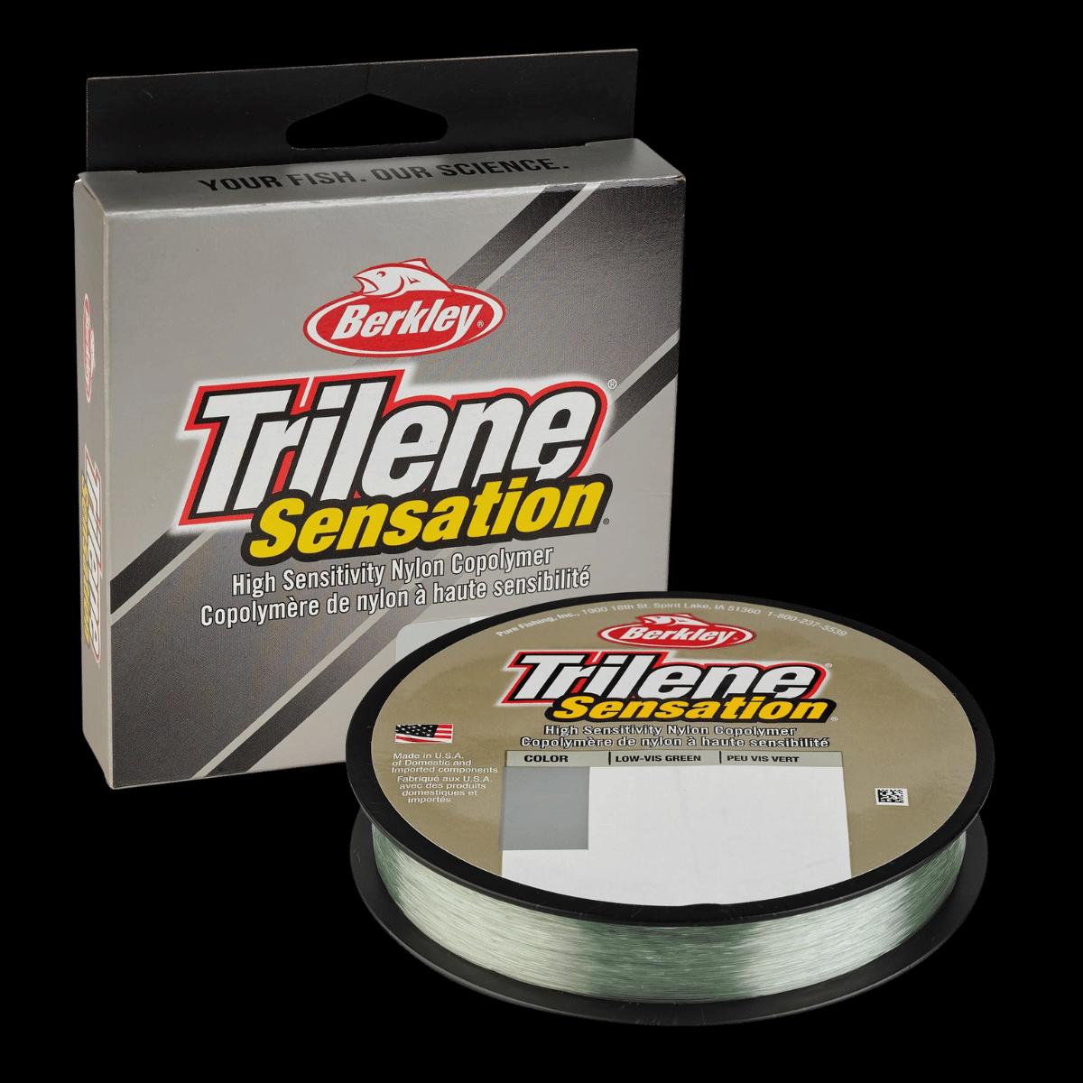 BERKLEY TRILENE SENSATION FILLER SPOOL 330 YARD - LOW-VIS GREEN | 04 LBS