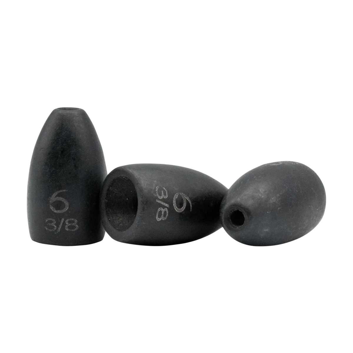 6th Sense Pitch Black Tungsten Flipping Weights