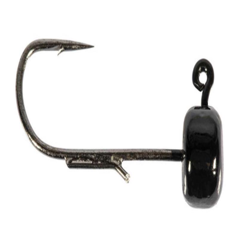 Z-Man Micro Finesse Shroomz, Black, 5pk