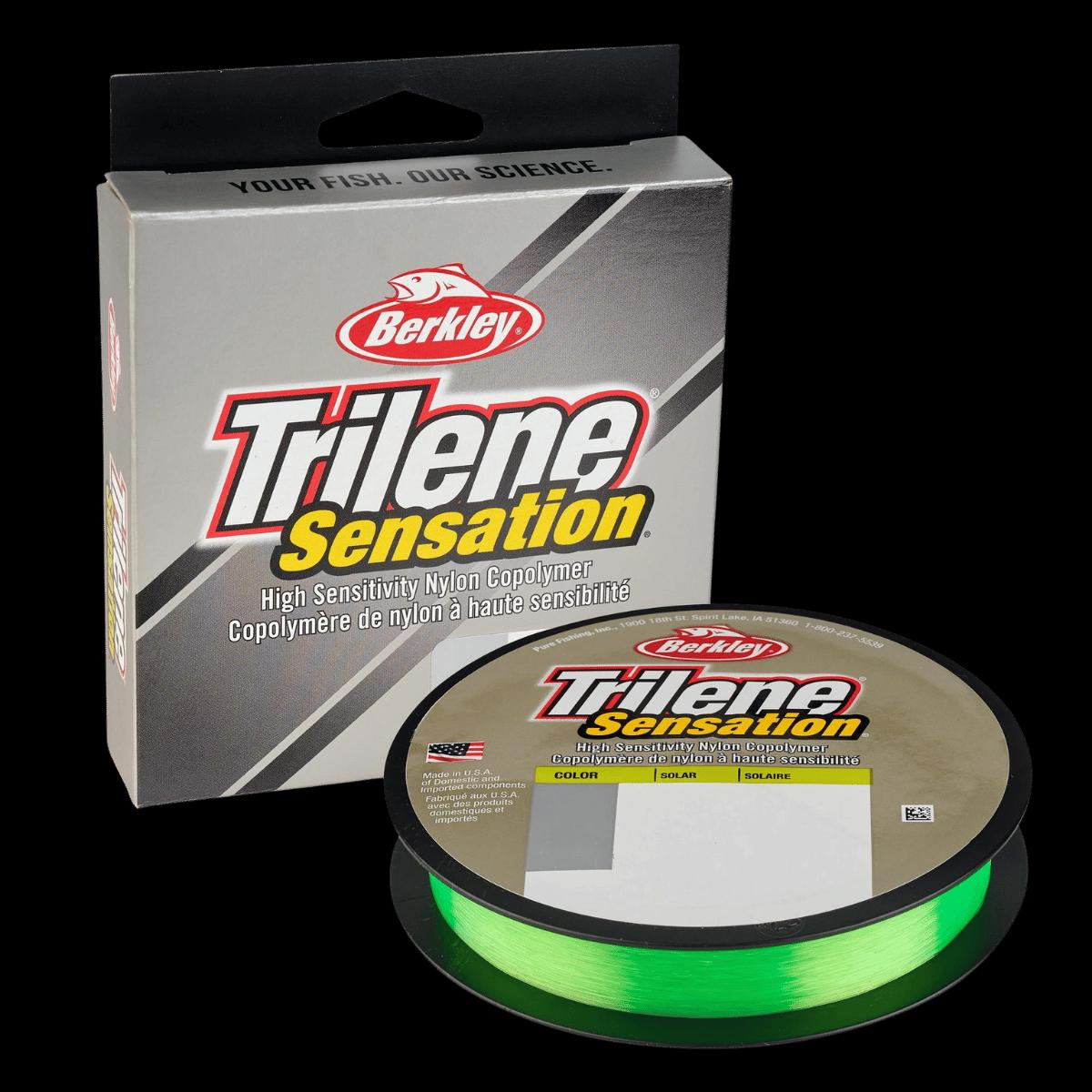 BERKLEY TRILENE SENSATION FILLER SPOOL 330 YARD - SOLAR | 06 LBS