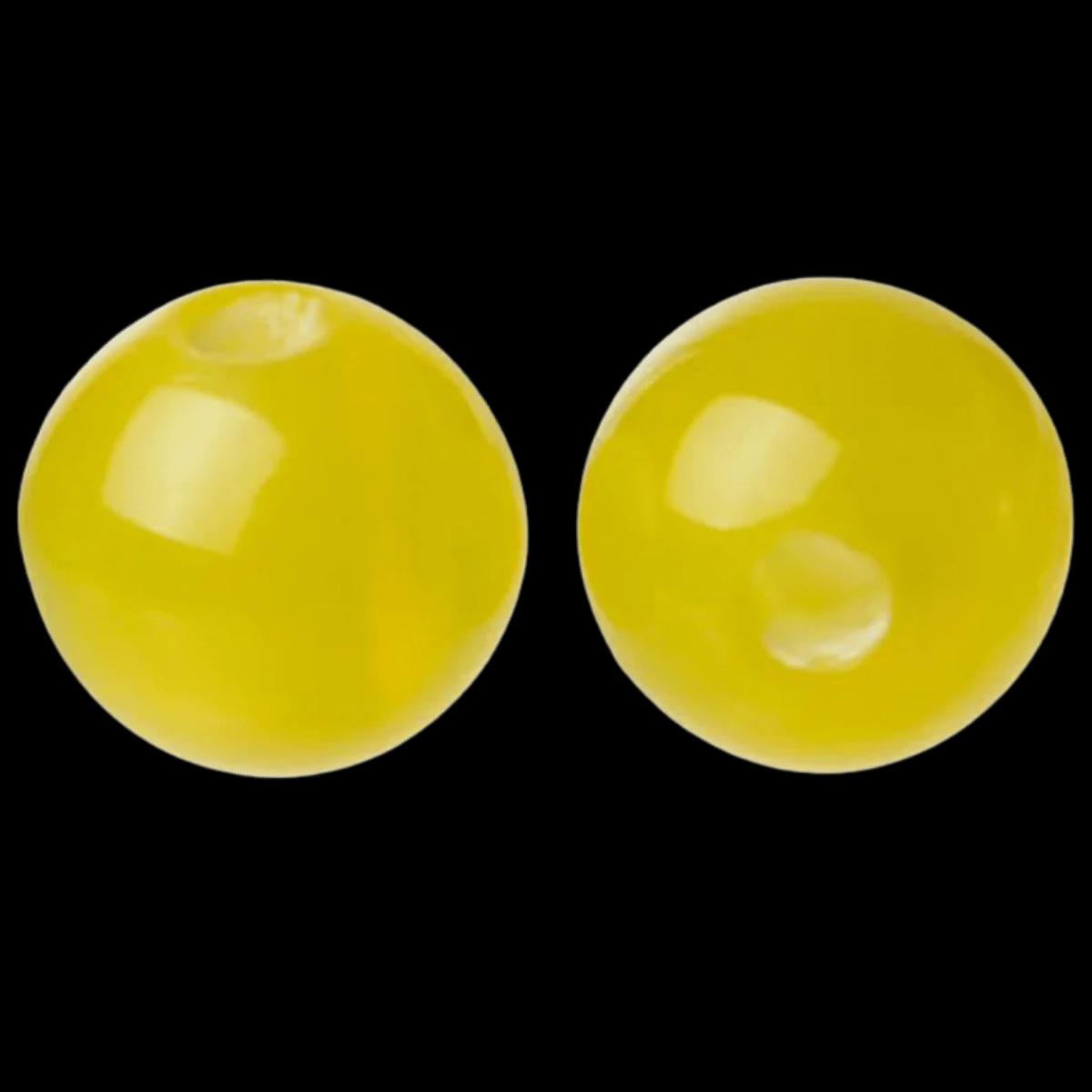 WOO! TUNGSTEN FLIPPING BEADS - YELLOW