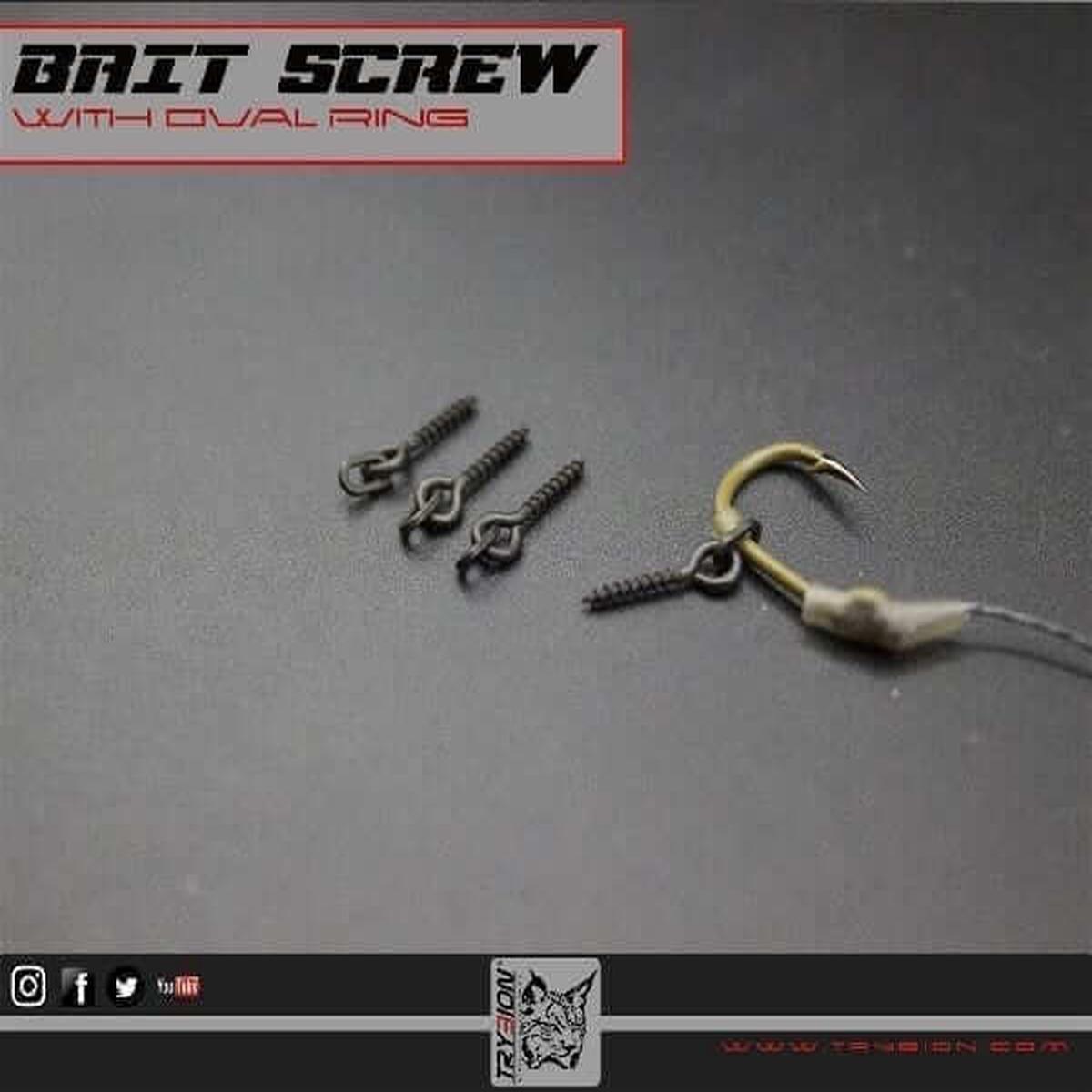 Bait Screw with ring 8 mm Trybion