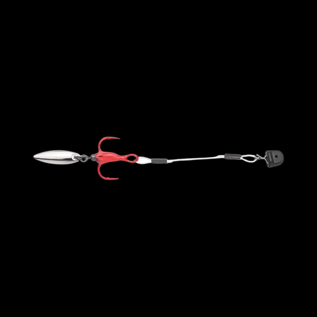 VMC BLADED HYBRID QUIK STRIKE HOOK - 2IN | TIN RED
