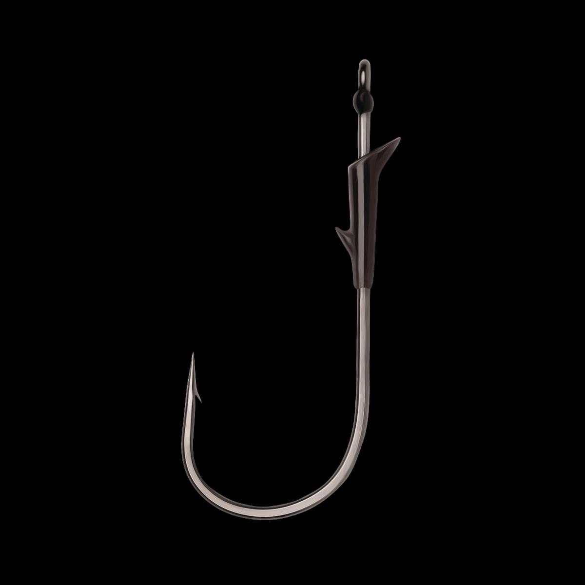 VMC FLIPPIN' HOOK - #4/0 BLACK NICKEL