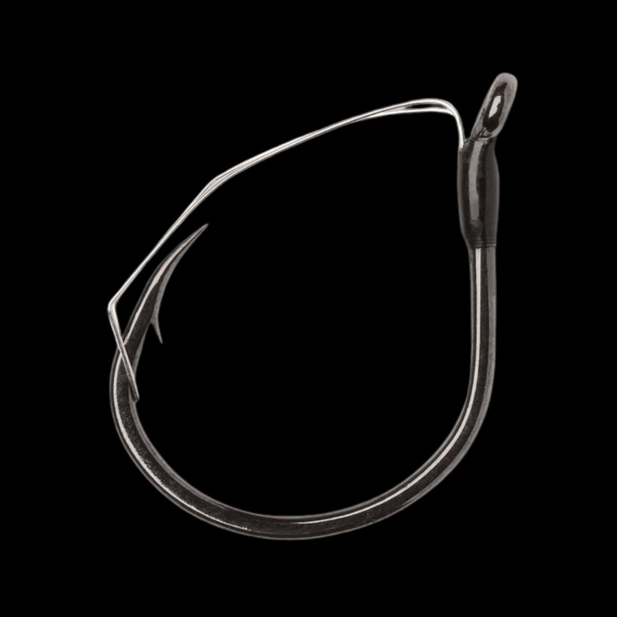 VMC WEEDLESS WACKY HOOK 5 PK - #2/0 BLACK NICKEL