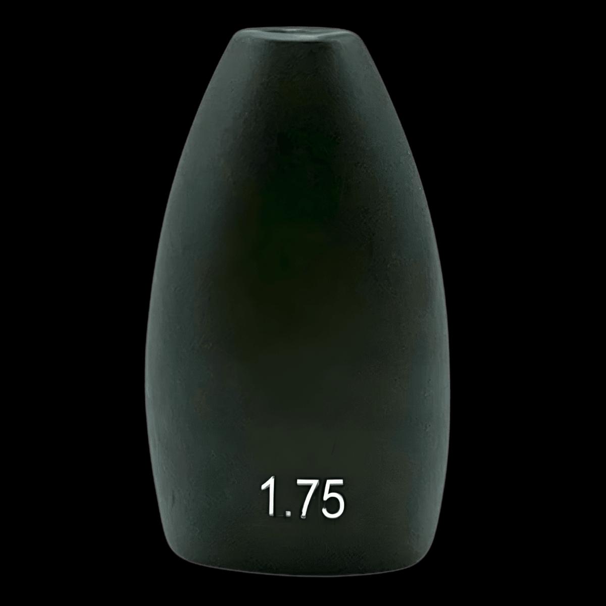 WOO! TUNGSTEN NEVER CHIP TUNGSTEN FLIPPING WEIGHTS 1.75OZ - MATTE BLACK
