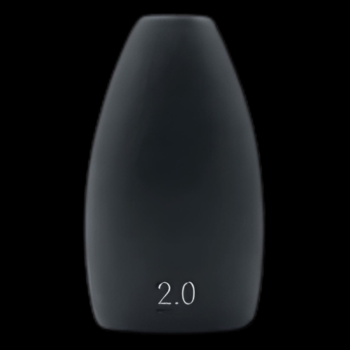 WOO! TUNGSTEN NEVER CHIP TUNGSTEN FLIPPING WEIGHTS 2OZ - MATTE BLACK
