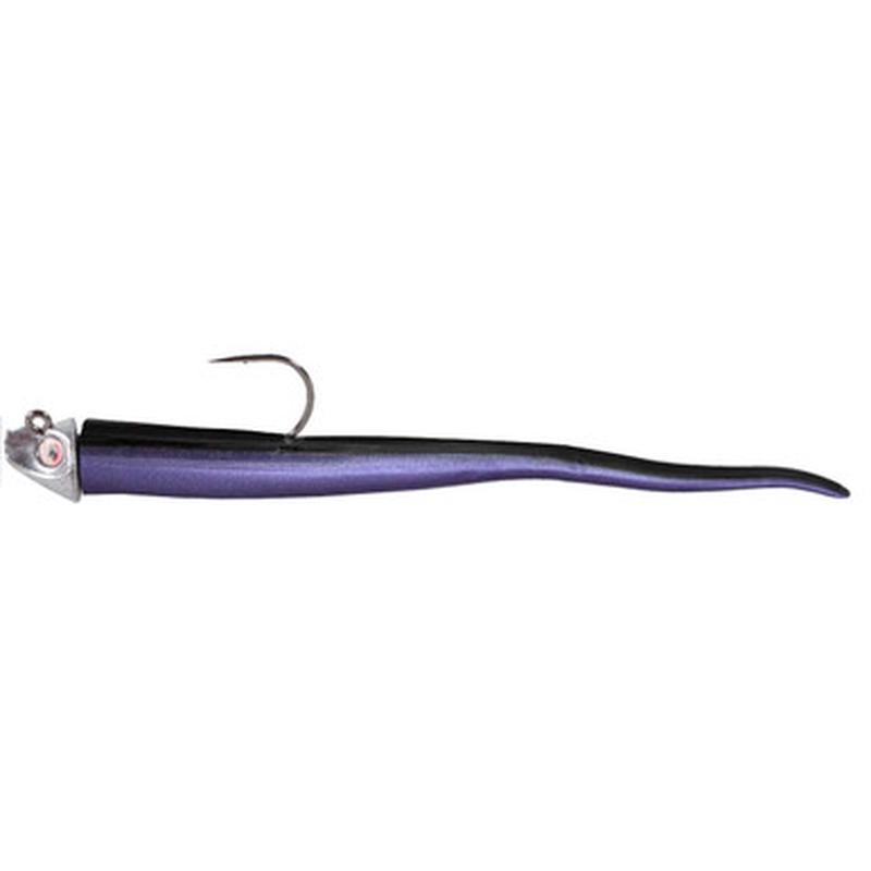 Al Gags EEL3 Whip-It Eel Lure 10in 44 Black Purple