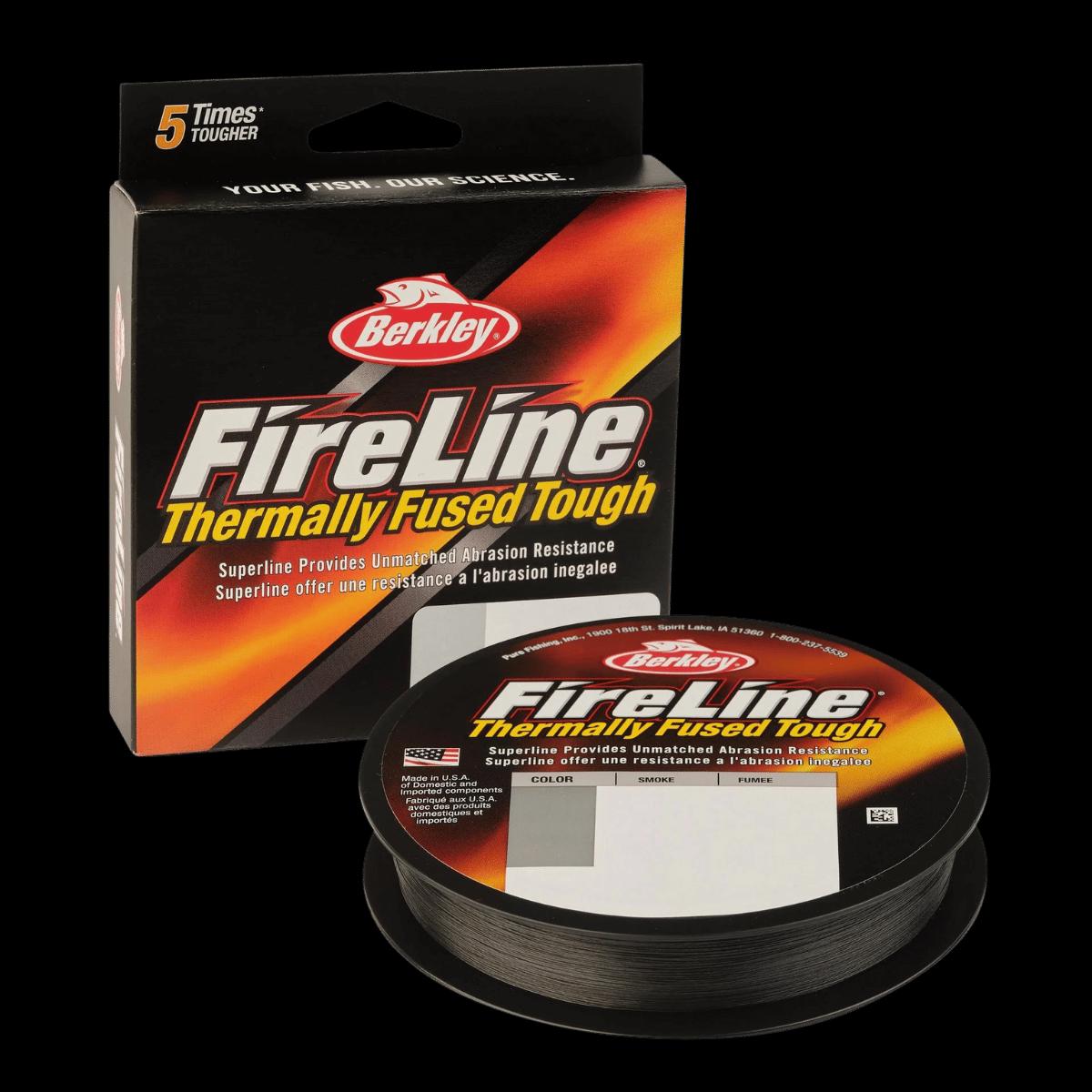 BERKLEY FIRELINE FILLER SPOOL 125YD - SMOKE | 10 LBS