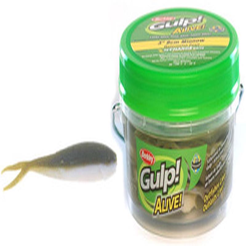 Berkley Gulp Alive GAPMI3 3'' Minnow Watermelon Pearl