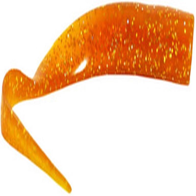 Al Gags RT8-45 Whip-It Eel Replacement Tail - Sunset Hologram - 8in